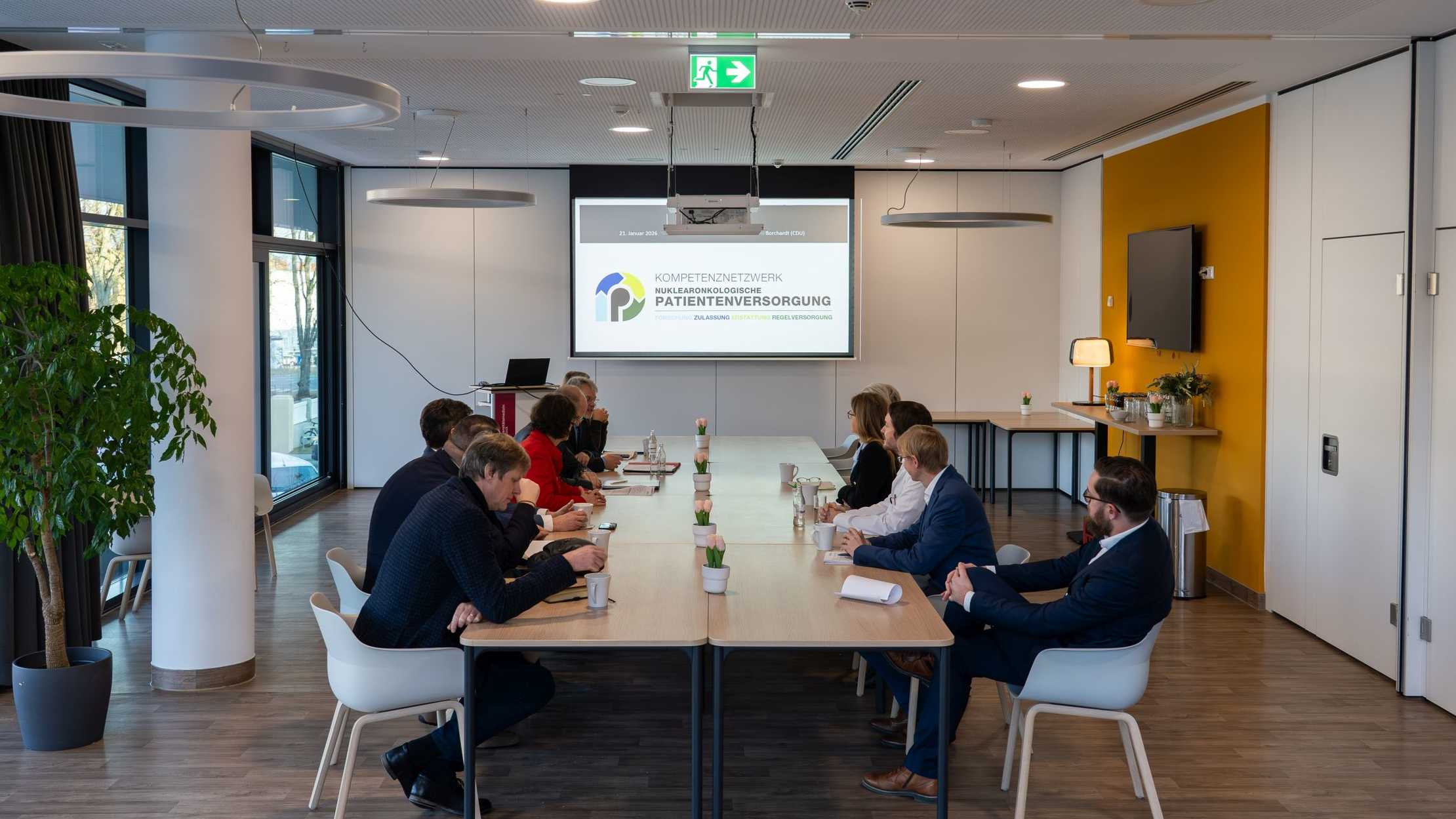  Die Vorstellung der Arbeitsweise des Kompetenznetzwerks nuklearonkologische Patientenversorgung